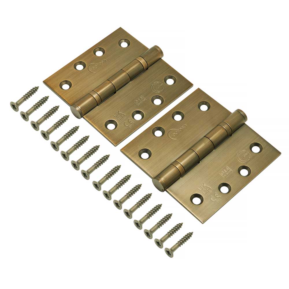 Eclipse 4 inch (102mm) Ball Bearing Hinge Grade 13 Dark Bronze (Sold in Pairs) SD Hardware